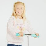 Sweat rose à imprimé princesses pour fille - Image 3