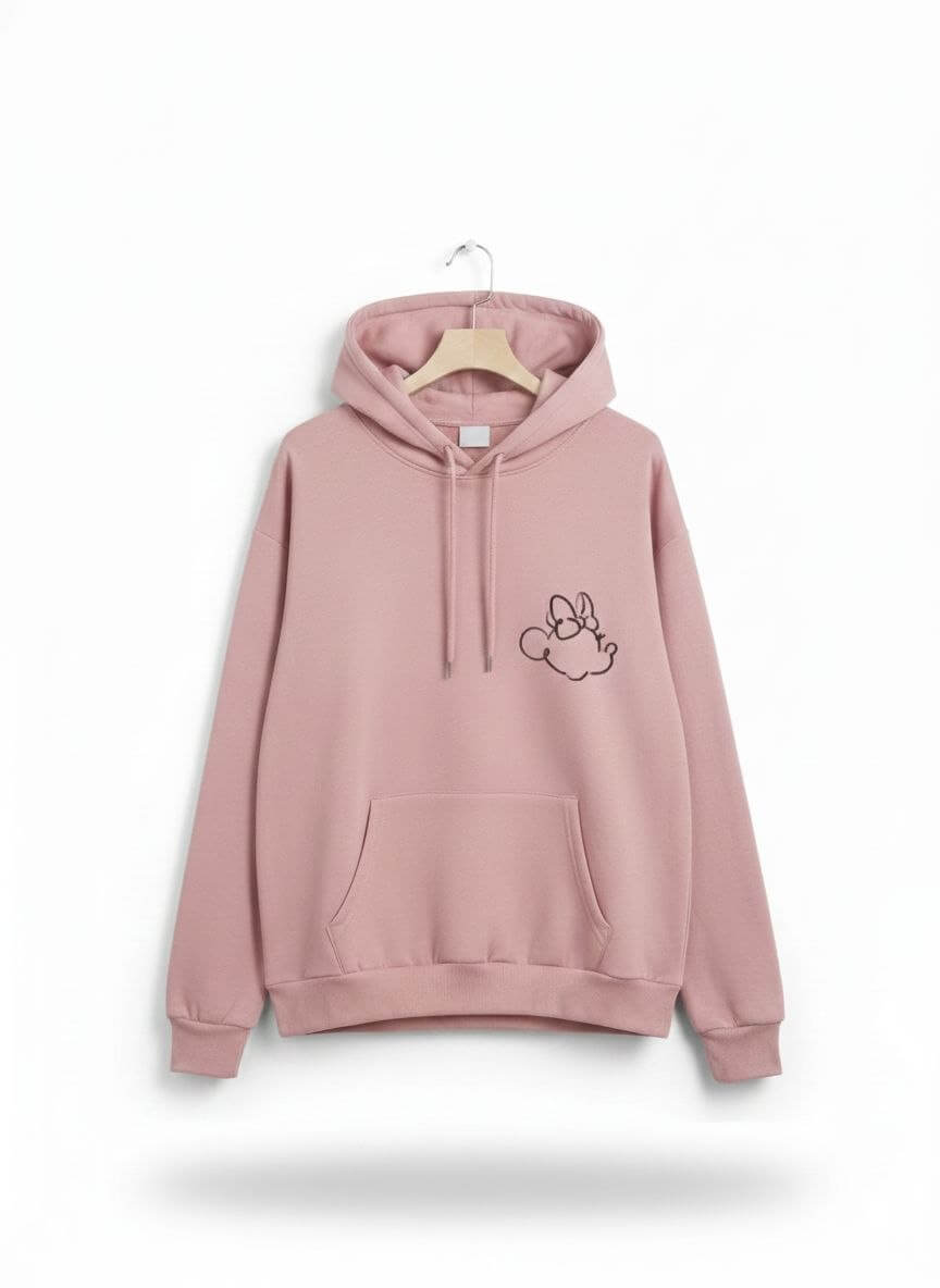 photo_2025-12-10_13-23-06 Hoodie femme rose – 2 modèles Disney - Image 1