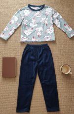 Pyjama femme imprimé licorne – 2 couleurs - Image 2