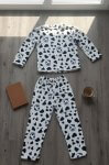 Pyjama femme imprimé vache