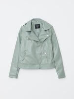 Veste femme en simili cuir – 3 couleurs - Image 3