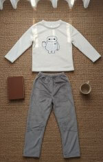 Pyjama femme doux – motif cartoon