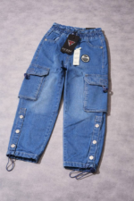 Pantalon cargo en jean fille Guess - Image 2