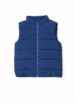 Gilet matelassé garçon sans manches – Bleu marine