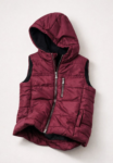 Gilet matelassé garçon à capuche – Sans manches