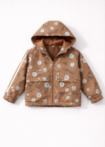 Ensemble garçon 3 pièces Hermès – Veste imprimée & jean (6–12 ans) - Image 8