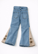 Ensemble fille 3 pièces chic – Veste à étoiles & jean (6–8 ans) - Image 5