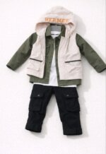 Ensemble garçon 4 pièces Hermès – Élégance premium (2 à 5 ans) - Image 2