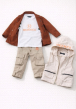 Ensemble garçon 4 pièces Hermès – Élégance premium (2 à 5 ans) - Image 9