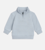 Sweat col zippé garçon – Mac + Ellie