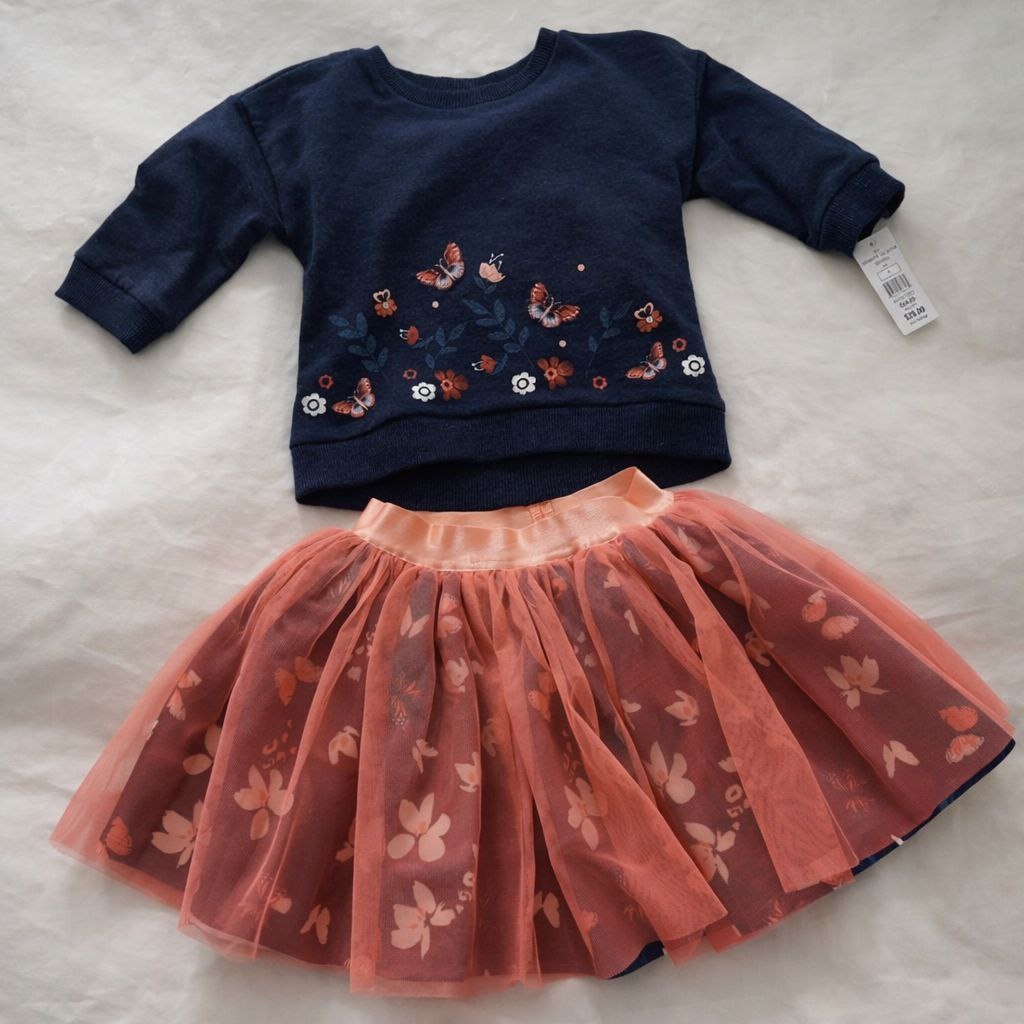 IMAGE 2026-02-17 12:34:39 Ensemble fille sweat et jupe en tulle - Image 1