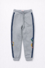 Pantalon jogging garçon gris style sport