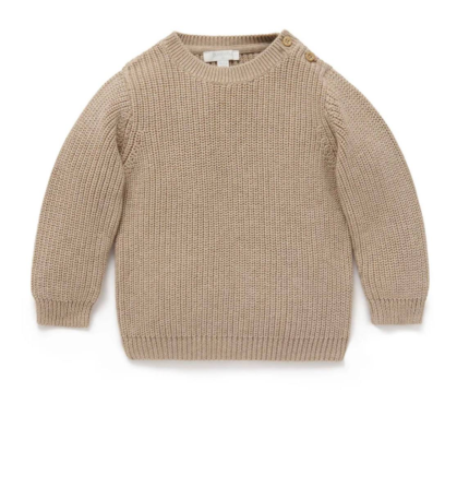 Pull garçon en maille beige H&M