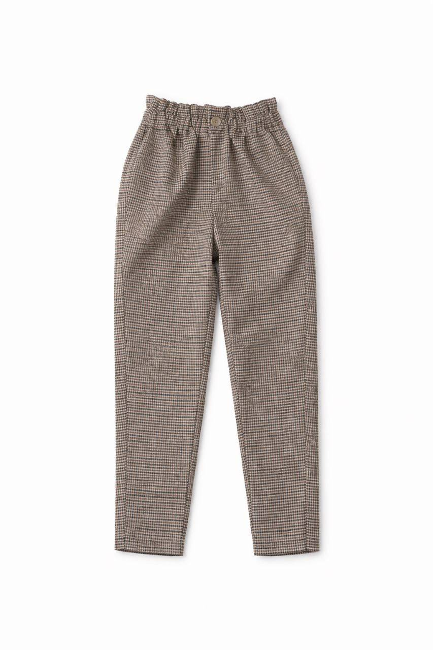 IMAGE 2026-02-18 14:45:02 Pantalon fille à carreaux taille élastique - Image 1