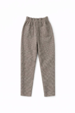 Pantalon fille à carreaux taille élastique - Image 2