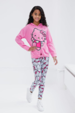 Ensemble fille Hello Kitty rose – 7 à 13 ans - Image 3