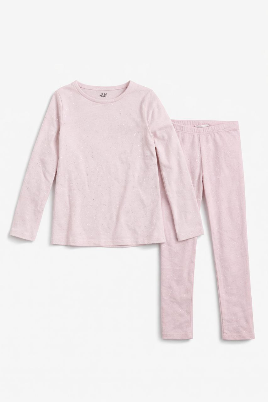 IMAGE 2026-02-26 13:09:59 Ensemble fille H&M rose clair – 4 à 10 ans - Image 1