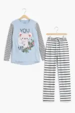 Pyjama fille 2 pièces imprimé - Image 2