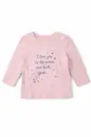 T-shirt bébé fille manches longues message – Primark