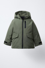 Parka garçon imperméable à capuche – Zara