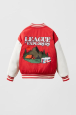 Veste varsity garçon brodée – Zara - Image 3