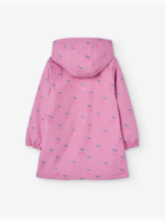 Imperméable fille rose à capuche imprimé cerises – Losan - Image 2