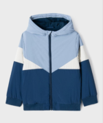 Veste garçon à capuche bicolore zippée – GÉMO - Image 2