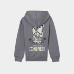Sweat à capuche garçon One Piece gris - Image 2