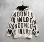 Sweat à capuche garçon imprimé street blanc – Federation