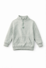 Sweat col zippé garçon – Mac + Ellie