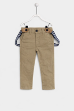 Pantalon chino garçon avec bretelles - Image 2