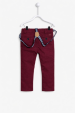 Pantalon chino garçon avec bretelles - Image 4