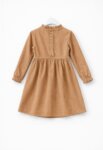 Robe fille en velours côtelé Mirage