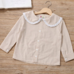 Chemisier fille Mirage à col dentelle disponible en 4 couleurs - Image 3