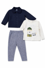 Ensemble bébé filles et garçons 3 pieces veste + legging + pull- Lily & Jack - Image 3