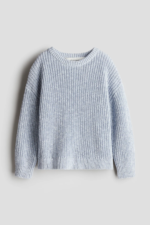 Pull en maille bleu -H&M