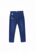 Jean Garçon Bleu Slim Fit – Pantalon Enfant Confortable 2 à 12 Ans