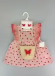 Ensemble Robe d'Été avec Sac et Accessoires – Fille (1 à 4 ans)