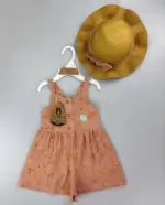 Robe d’été fille avec chapeau assorti (1–4 ans) - Image 3
