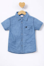 Chemise Garçon Denim Manches Courtes - Image 3