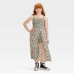Robe Fille Fleurie avec Short Intégré