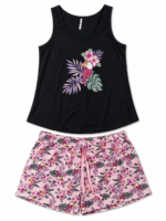 Ensemble Pyjama Femme Été Motifs Imprimés