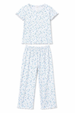 Ensemble pyjama femme imprimé fleuri – 2 pièces - Image 4