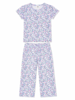 Ensemble pyjama femme imprimé fleuri – 2 pièces - Image 5