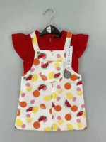 Ensemble Bébé Fille George Salopette Imprimée & T-shirt (4 Modèles)