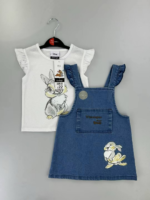 Ensemble Bébé Fille George Salopette Imprimée & T-shirt (4 Modèles) - Image 4