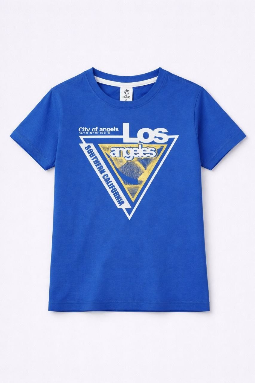 photo_2026-04-19_10-27-05 T-shirt Garçon Imprimé Los Angeles (2–12 ans) - Image 1