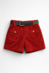 Short Fille Velours Côtelé Marca Rouge (2–9 ans)