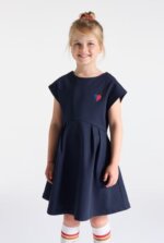 Robe Fille Okaïdi Élégante Bleu Marine (3–14 ans)