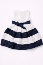 Robe Fille Stop+Go Rayures Élégantes Bleu & Blanc (2–8 ans) - Image 3